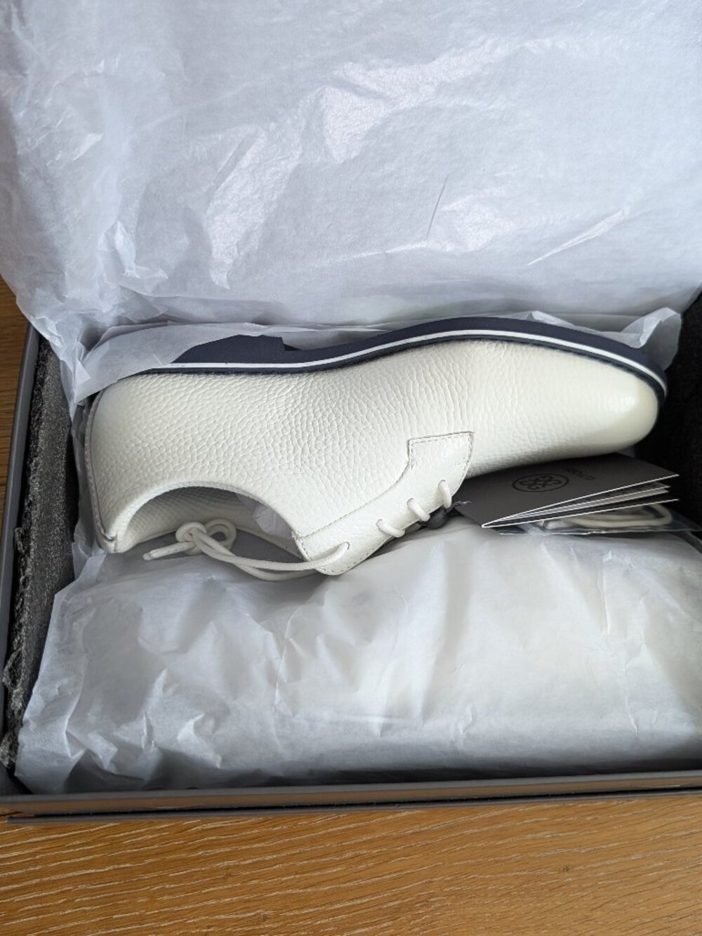 NWT/NIB G/FORE Gallivanter Leather Golf Shoe in White